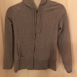Converse gray zip up